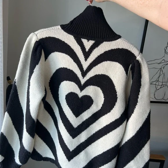 Farm Rio heart sweater - Picture 2 of 6
